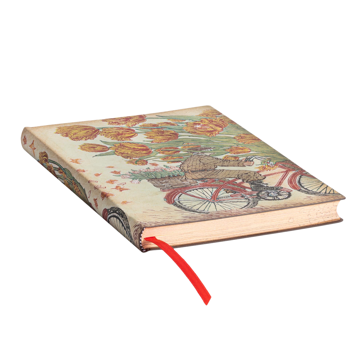 Paperblanks Holland Spring Midi Softback Flexi Journal – Lined, 176 Pages – page edge