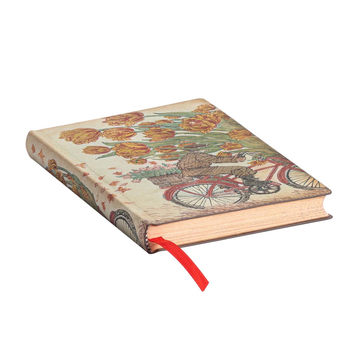 Paperblanks Holland Spring Mini Softback Flexi Journal – Lined, 208 Pages – page edge