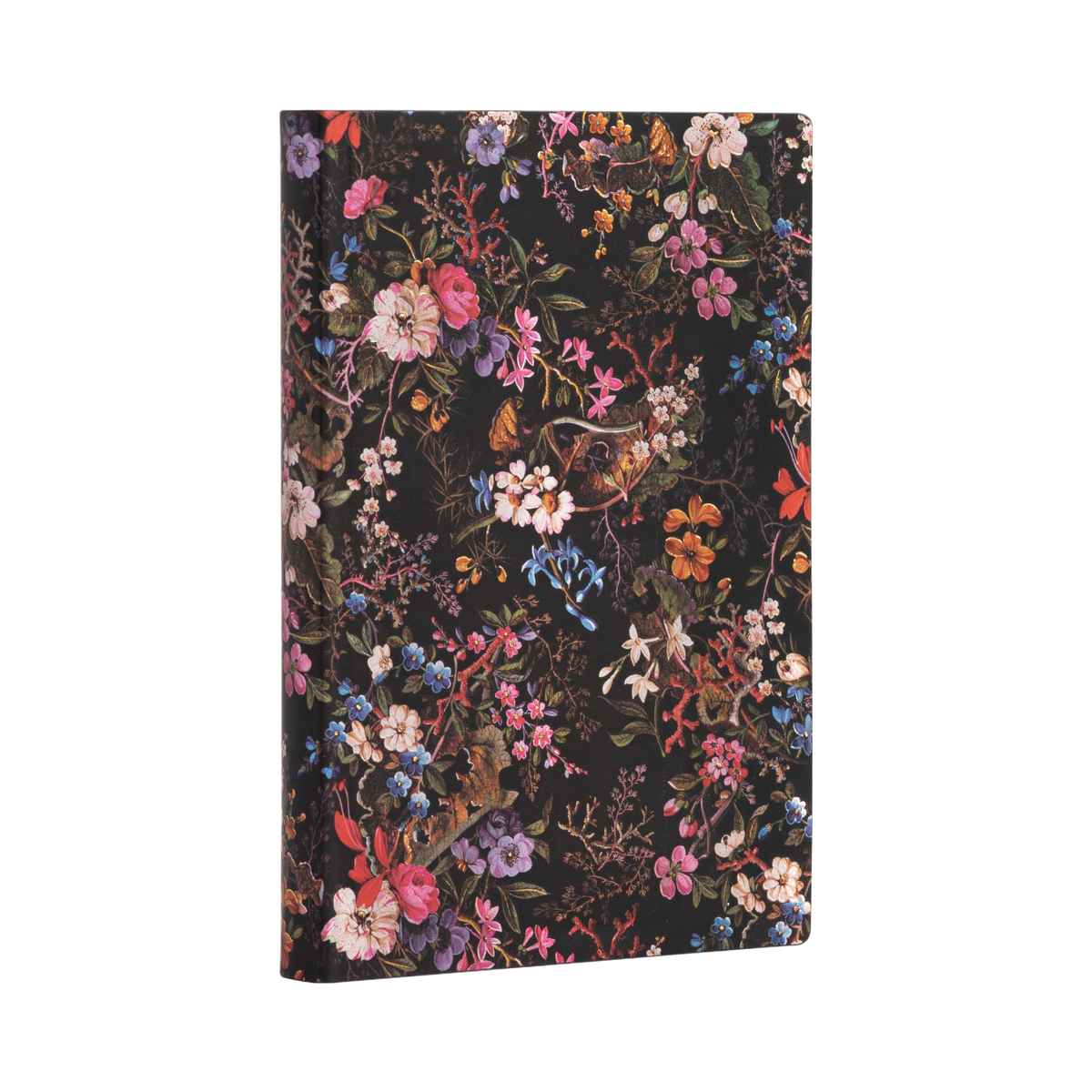 Paperblanks Floralia Mini Softback Flexi Journal – Lined, 208 Pages – angled view