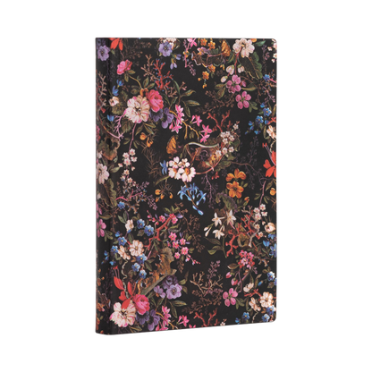 Paperblanks Floralia Mini Softback Flexi Journal – Lined, 208 Pages – angled view
