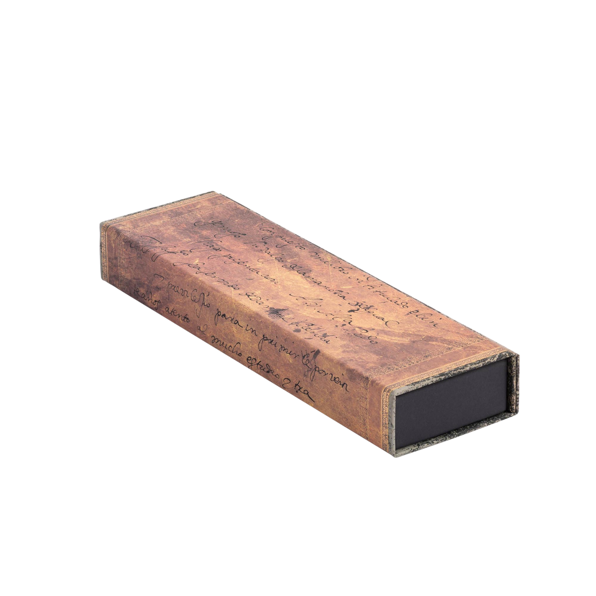 Paperblanks Cervantes, Letter to the King Pencil Case – side view