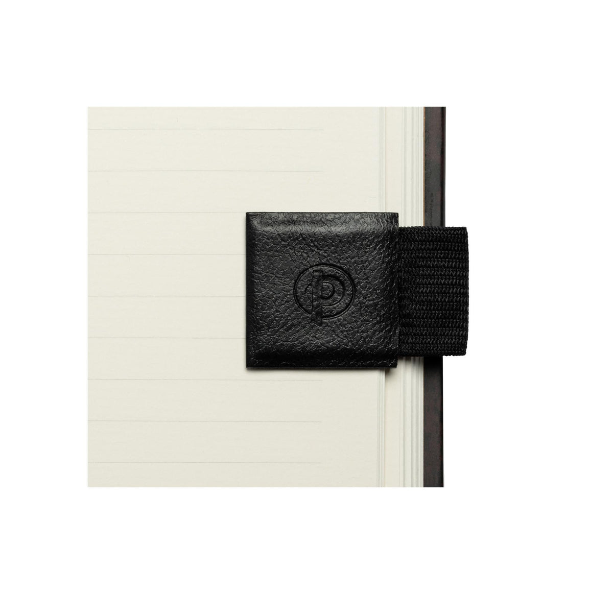 Paperblanks Carbon Black Pen Loop – angled view