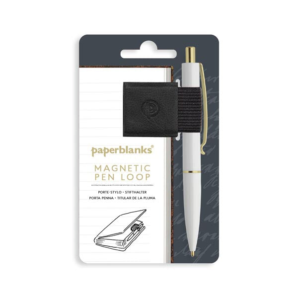 Paperblanks Carbon Black Pen Loop – side view