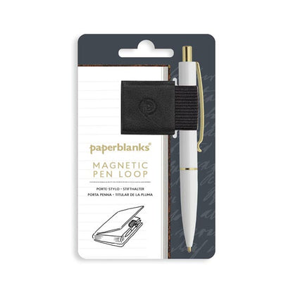 Paperblanks Carbon Black Pen Loop – side view