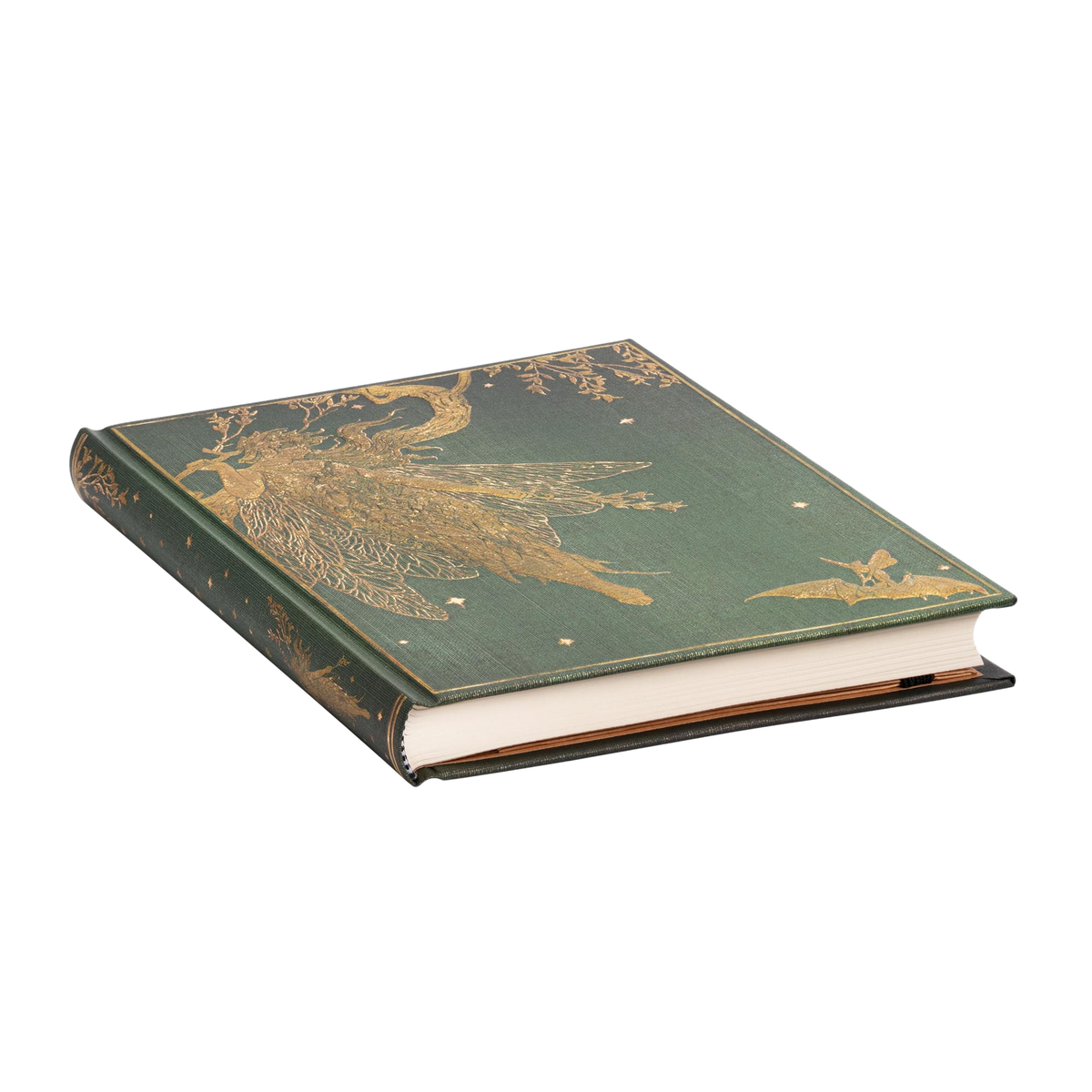 Paperblanks Olive Fairy Midi Hardback Address Book – 144 Pages – page edge