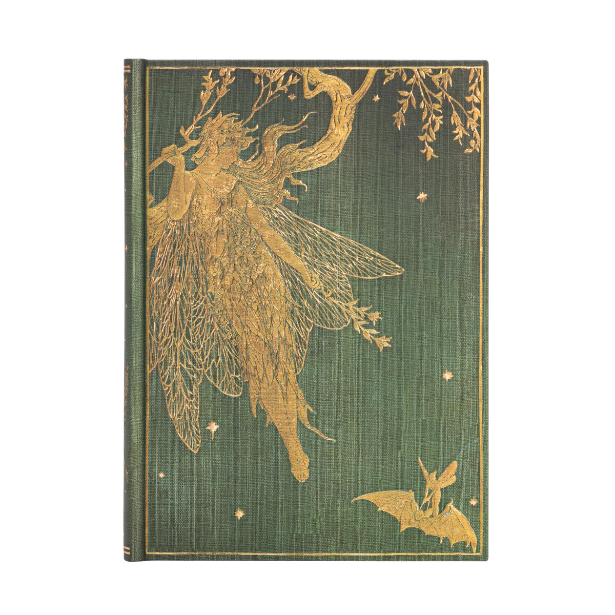 Paperblanks Olive Fairy Midi Hardback Address Book – 144 Pages – front cover