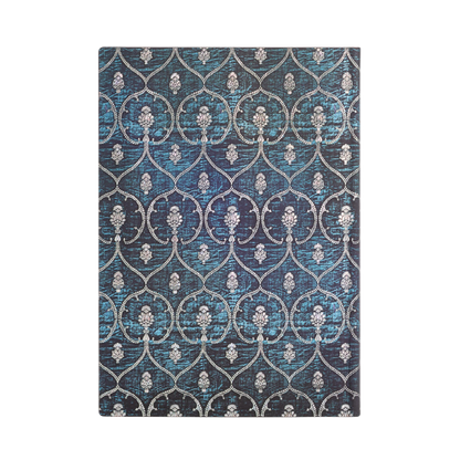 Paperblanks Blue Velvet Midi Softback Flexi Journal – Lined, 176 Pages – back cover