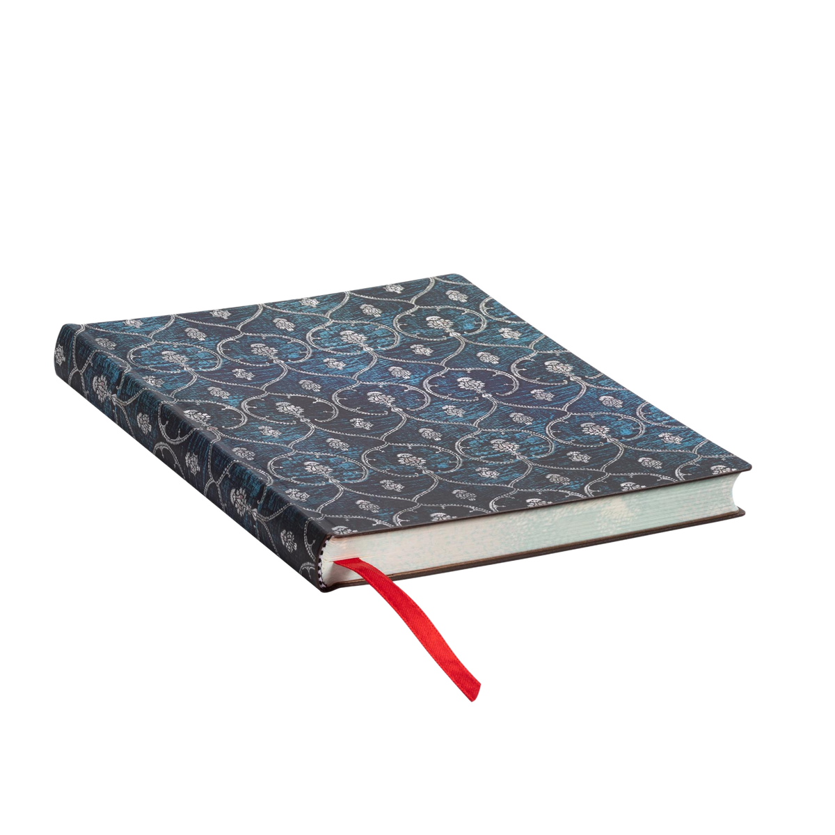 Paperblanks Blue Velvet Midi Softback Flexi Journal – Lined, 176 Pages – page edge