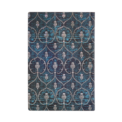 Paperblanks Blue Velvet Mini Softback Flexi Journal – Lined, 208 Pages – back cover