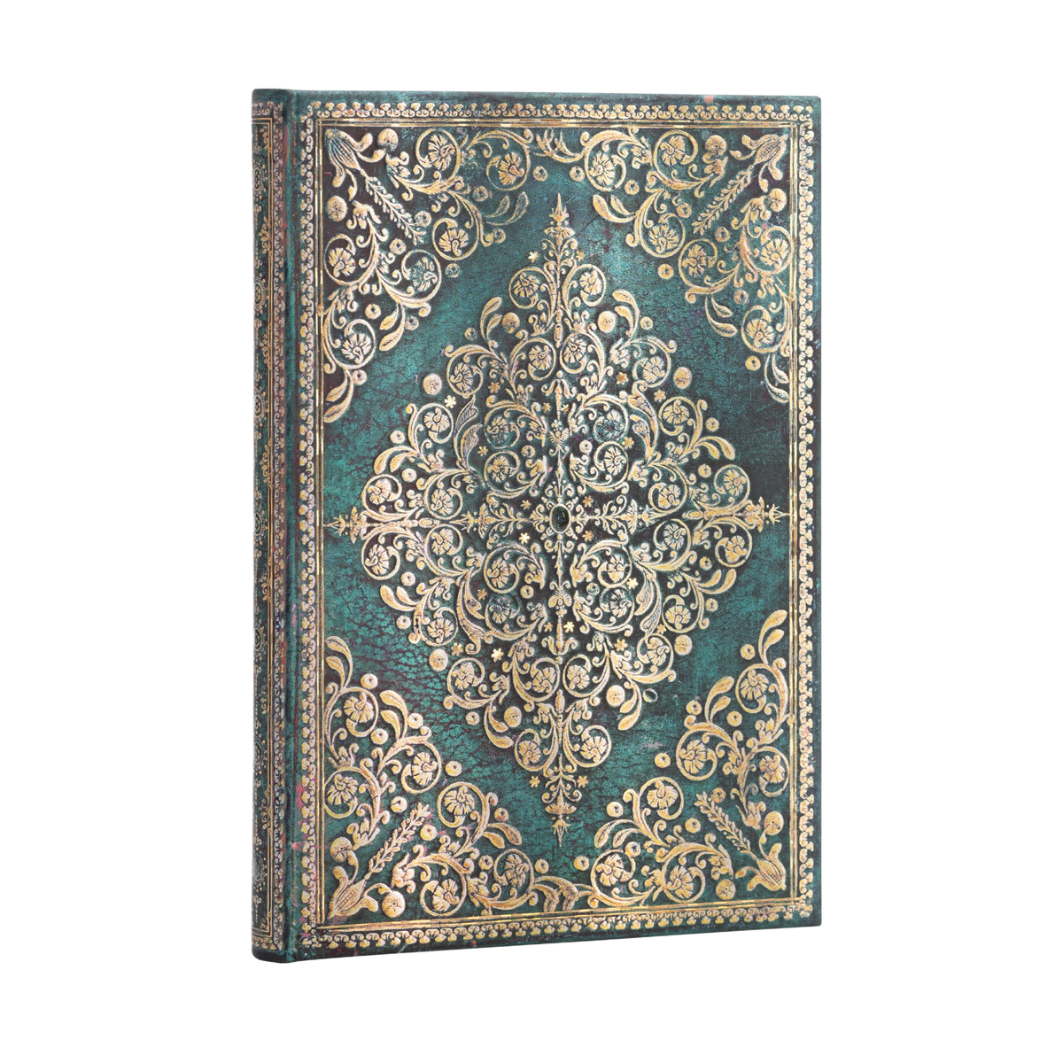 Paperblanks Oceania Midi Hardback Journal – Plain, 144 Pages – angled view