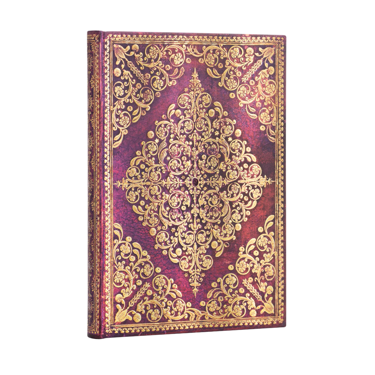 Paperblanks Viola Midi Hardback Journal – Plain, 144 Pages – angled view