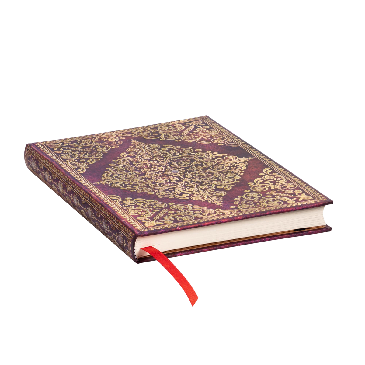 Paperblanks Viola Midi Hardback Journal – Plain, 144 Pages – page edge