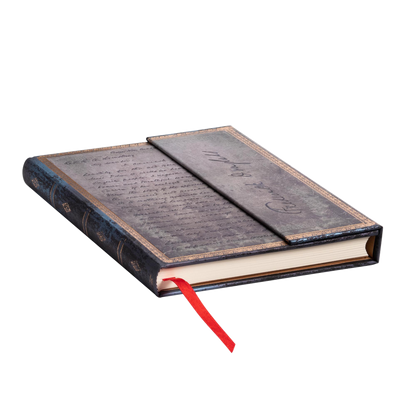 Paperblanks Frederick Douglass, Letter for Civil Rights Midi Hardback Journal – Lined, 144 Pages – page edge