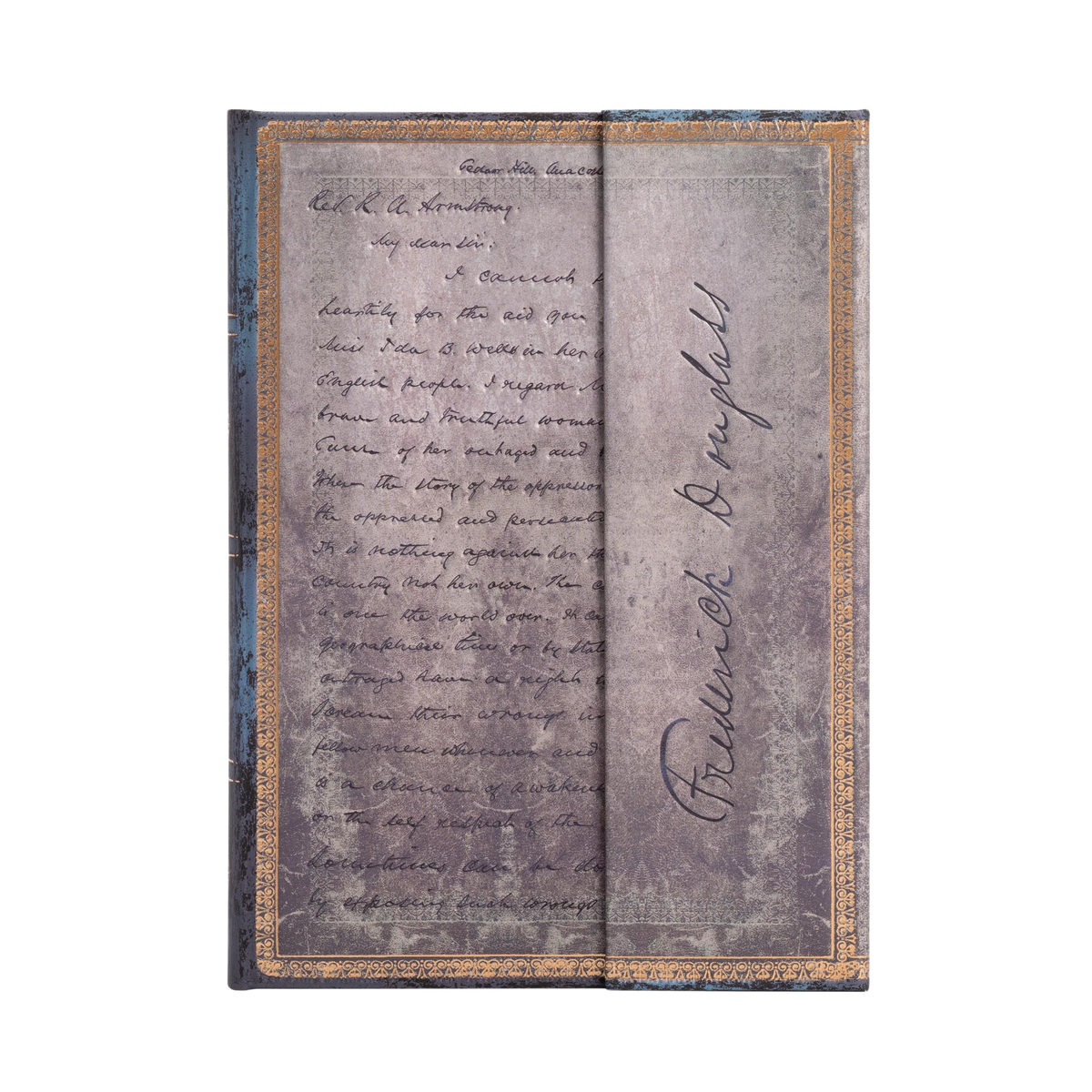 Paperblanks Frederick Douglass, Letter for Civil Rights Midi Hardback Journal – Lined, 144 Pages – front cover