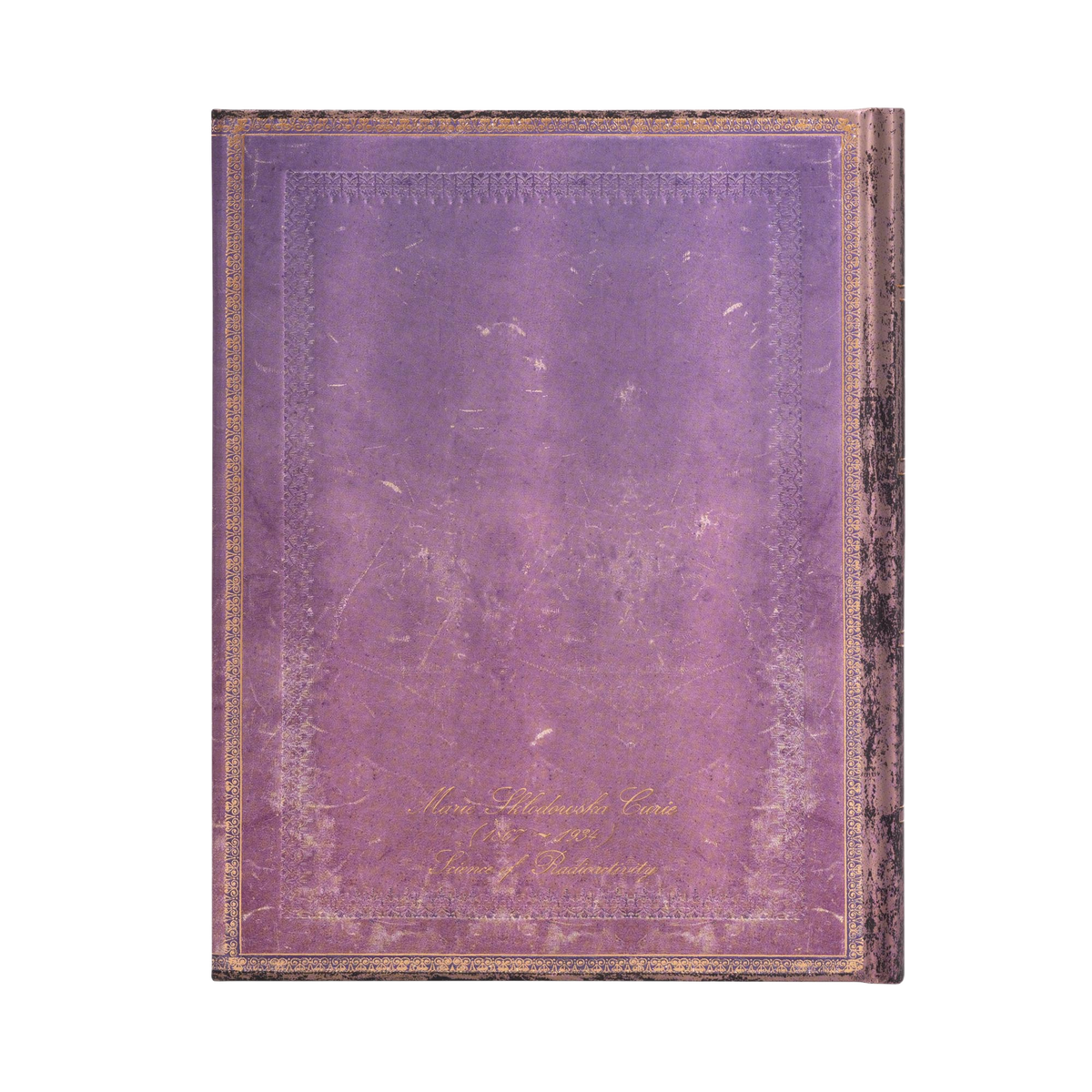 Paperblanks Marie Curie, Science of Radioactivity Ultra Hardback Journal – Lined, 144 Pages – back cover