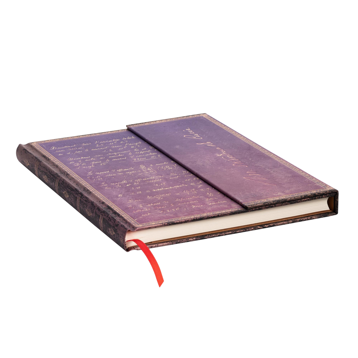Paperblanks Marie Curie, Science of Radioactivity Ultra Hardback Journal – Lined, 144 Pages – page edge