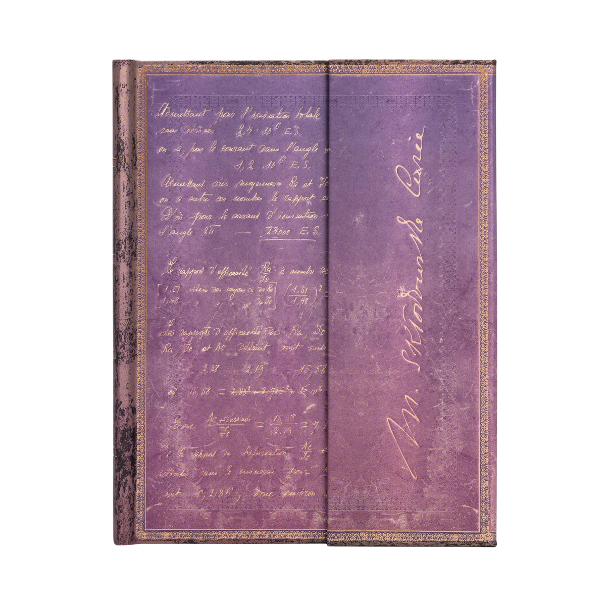 Paperblanks Marie Curie, Science of Radioactivity Ultra Hardback Journal – Lined, 144 Pages – front cover