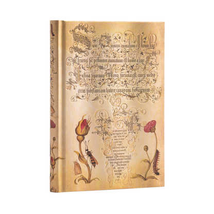 Paperblanks Flemish Rose Midi Hardback Journal – Lined, 144 Pages – angled view