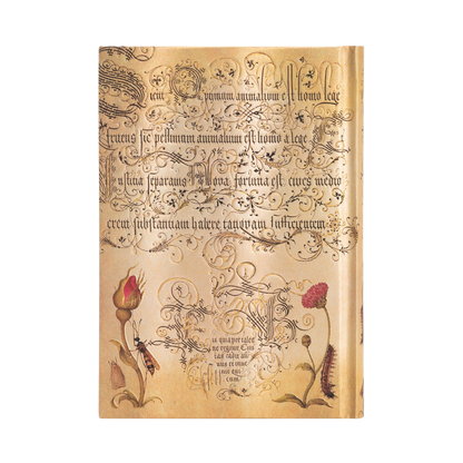 Paperblanks Flemish Rose Midi Hardback Journal – Lined, 144 Pages – back cover