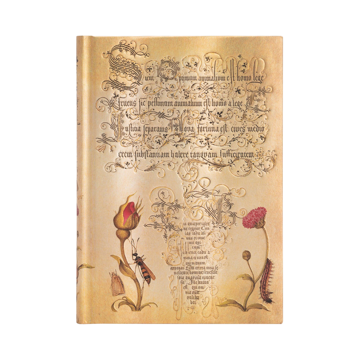 Paperblanks Flemish Rose Midi Hardback Journal – Lined, 144 Pages – front cover