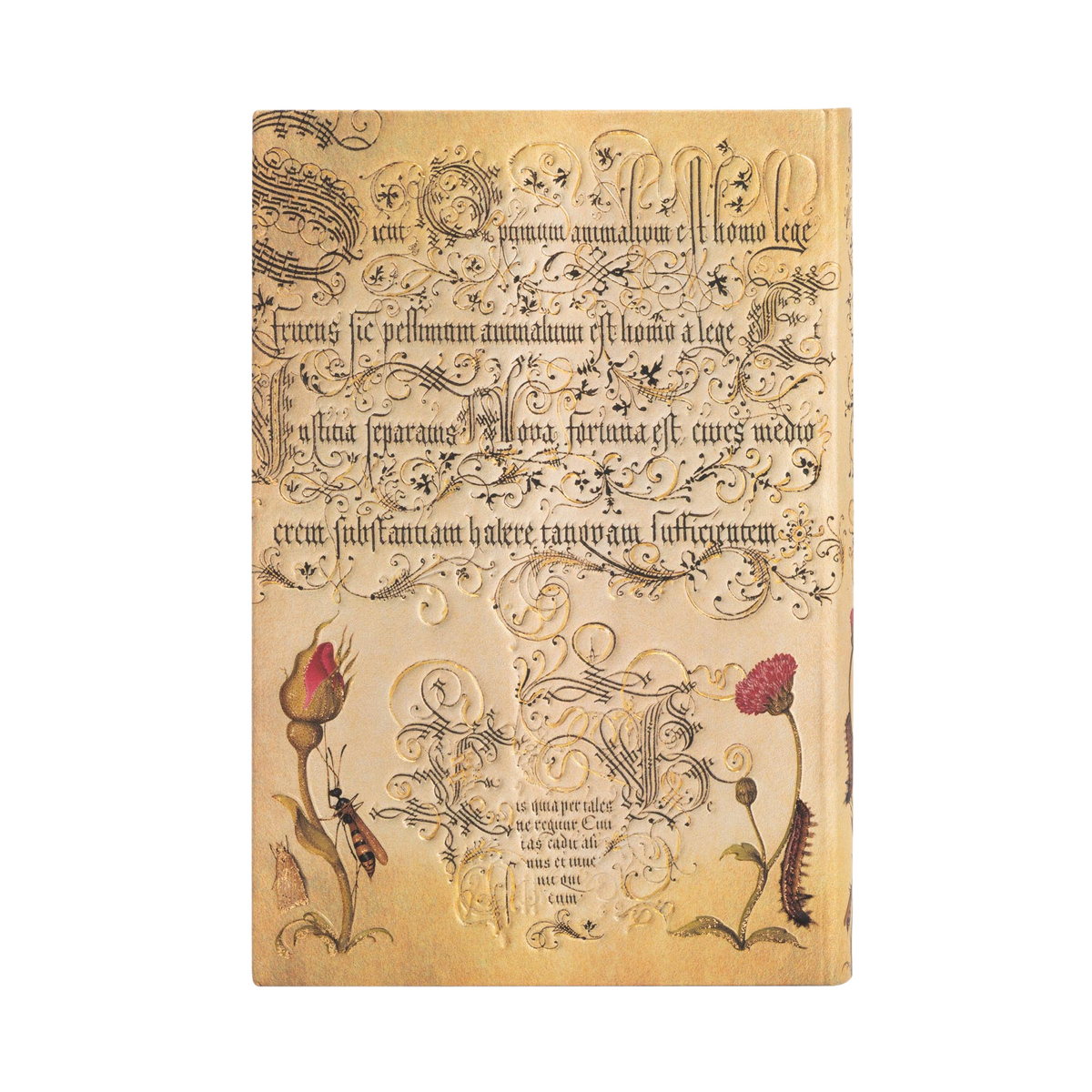 Paperblanks Flemish Rose Mini Hardback Journal – Lined, 176 Pages – back cover