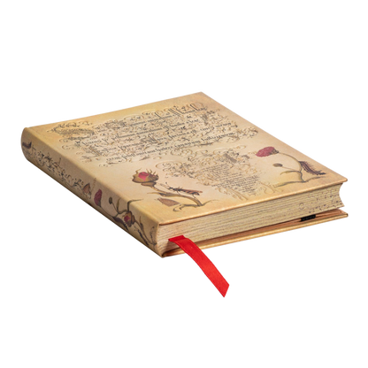 Paperblanks Flemish Rose Mini Hardback Journal – Lined, 176 Pages – page edge
