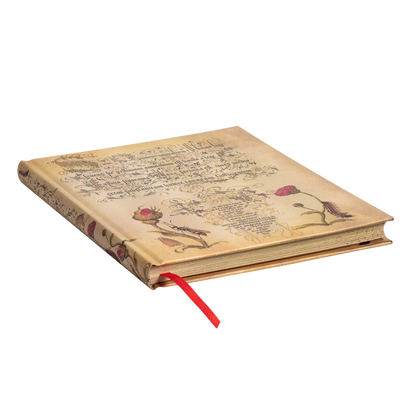 Paperblanks Flemish Rose Ultra Hardback Journal – Lined, 144 Pages – page edge