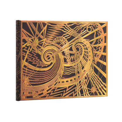 Paperblanks The Chanin Spiral Hardback Guest Book – Plain, 144 Pages – angled view