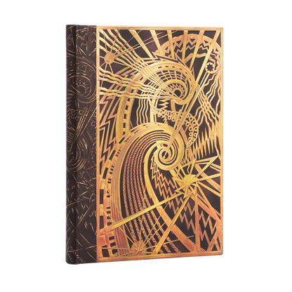 Paperblanks The Chanin Spiral Midi Hardback Journal – Lined, 144 Pages – angled view