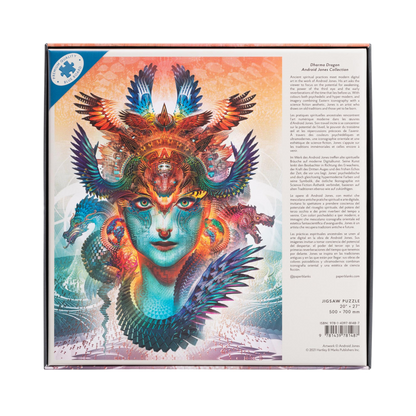 Paperblanks Dharma Dragon 1000-Piece Jigsaw Puzzle – back view