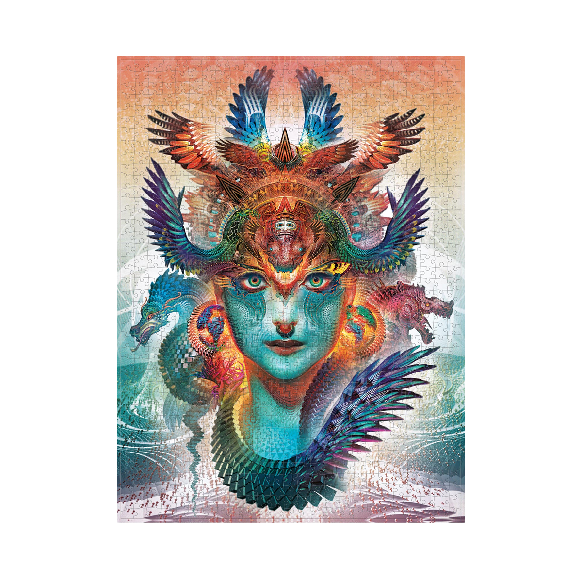 Paperblanks Dharma Dragon 1000-Piece Jigsaw Puzzle – detail view