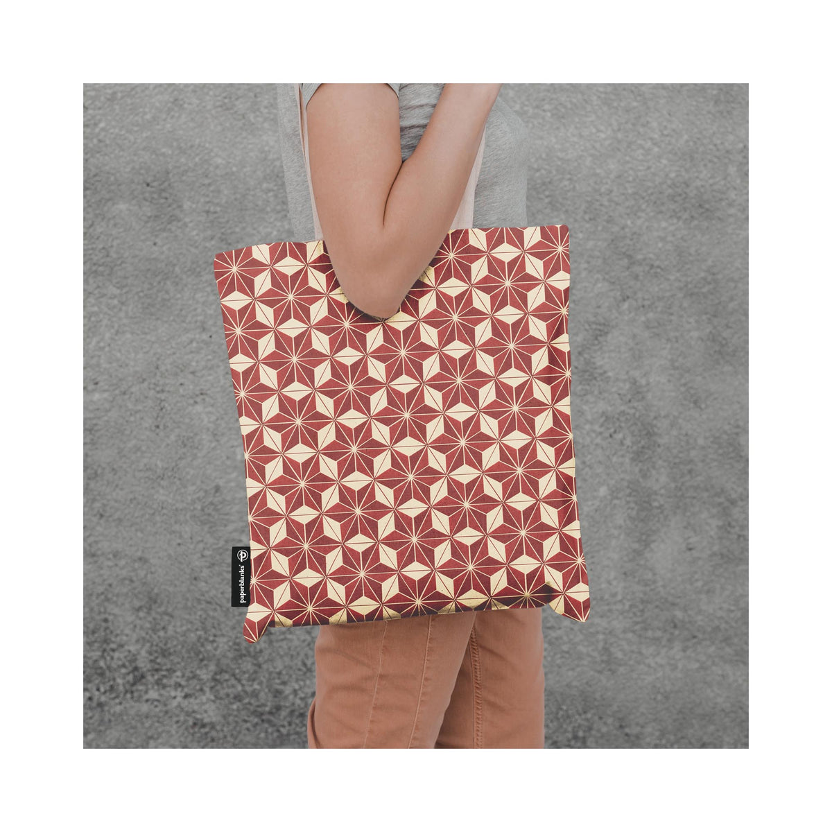 Paperblanks Hishi Cotton Tote Bag – side view