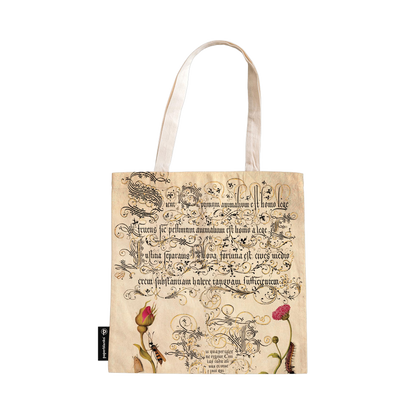 Paperblanks Flemish Rose Cotton Tote Bag – front view