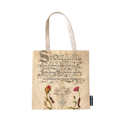 Paperblanks Flemish Rose Cotton Tote Bag – back view