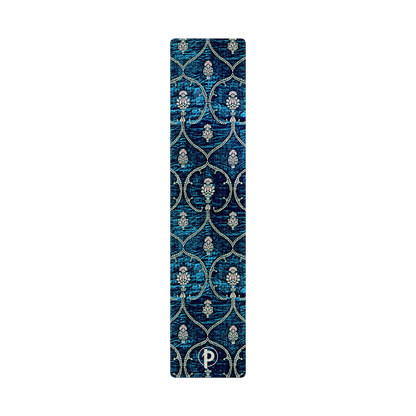 Paperblanks Blue Velvet Bookmark – back view