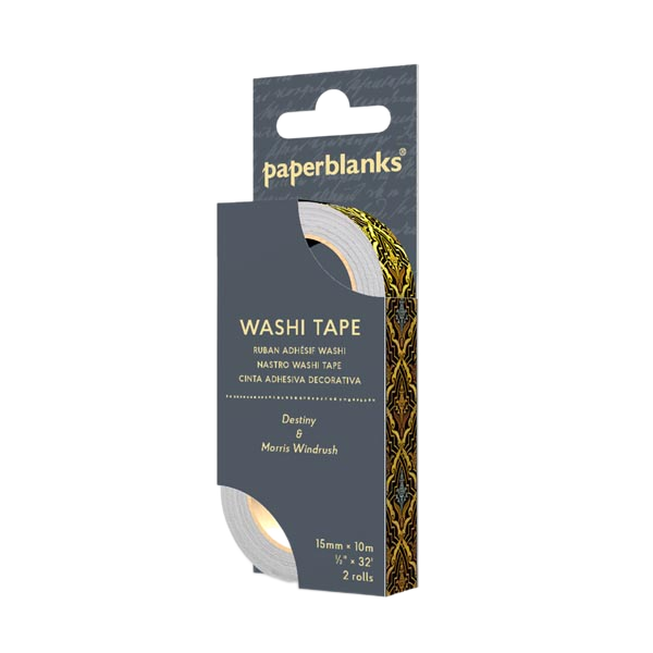 Paperblanks Destiny/Morris Windrush Washi Tape – Pack of 2 – packaging