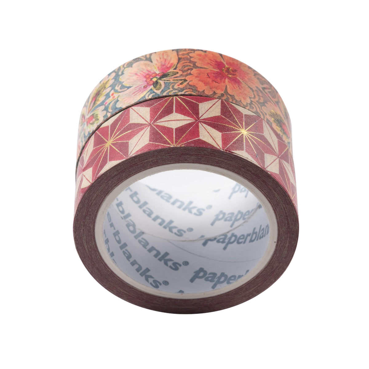 Paperblanks Hishi/Filigree Floral Ivory Washi Tape – Pack of 2 – back view
