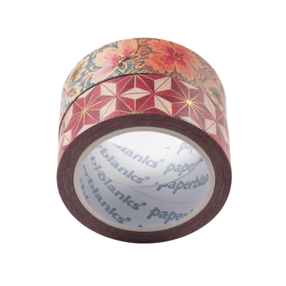 Paperblanks Hishi/Filigree Floral Ivory Washi Tape – Pack of 2 – back view