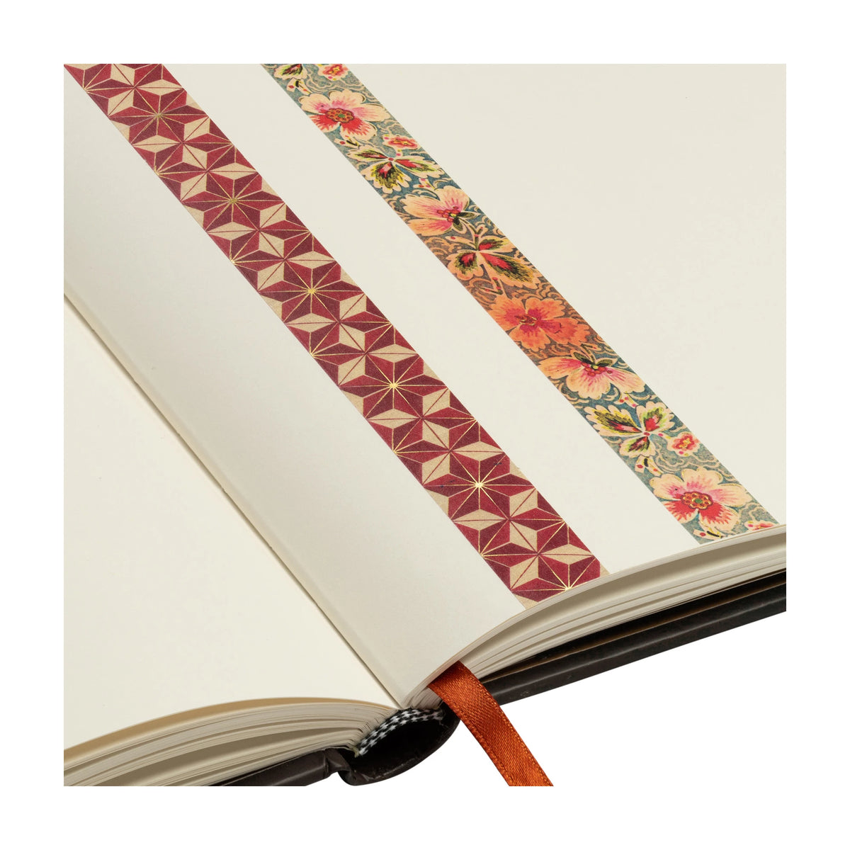 Paperblanks Hishi/Filigree Floral Ivory Washi Tape – Pack of 2 – side view