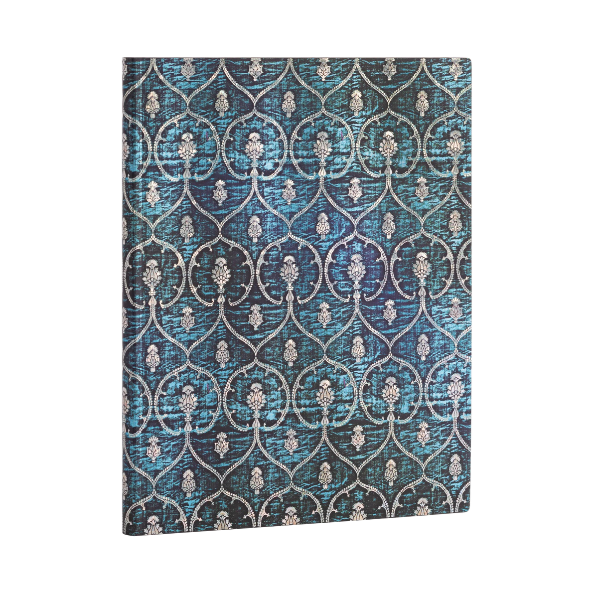 Paperblanks Blue Velvet Ultra Softback Flexi Journal – Plain, 176 Pages – angled view
