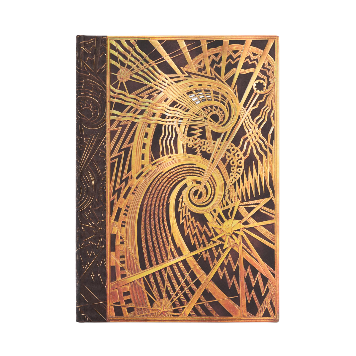 Paperblanks The Chanin Spiral Midi Hardback Journal – Plain, 144 Pages – front cover