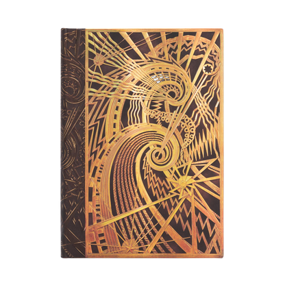 Paperblanks The Chanin Spiral Midi Hardback Journal – Plain, 144 Pages – front cover