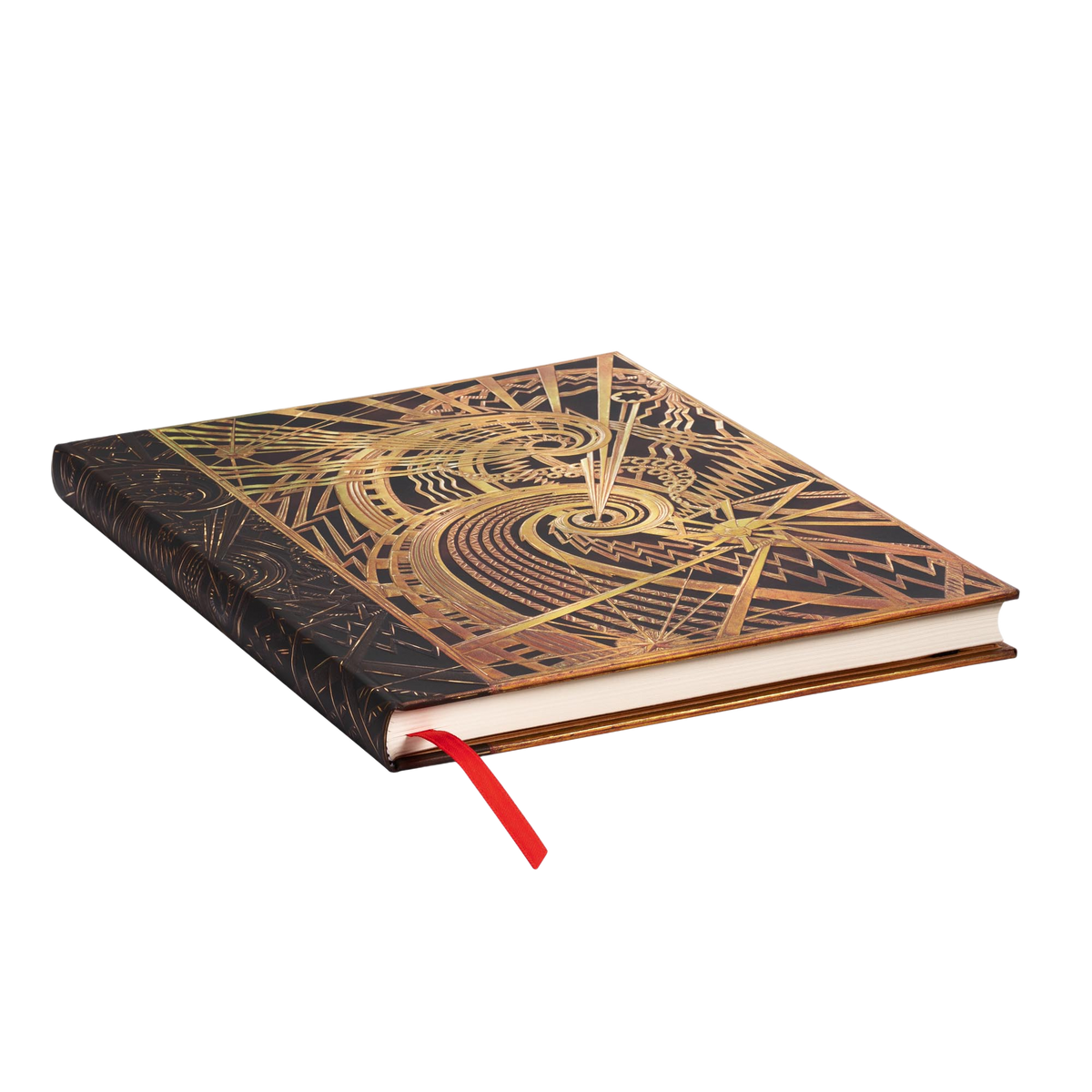 Paperblanks The Chanin Spiral Ultra Hardback Journal – Plain, 144 Pages – page edge