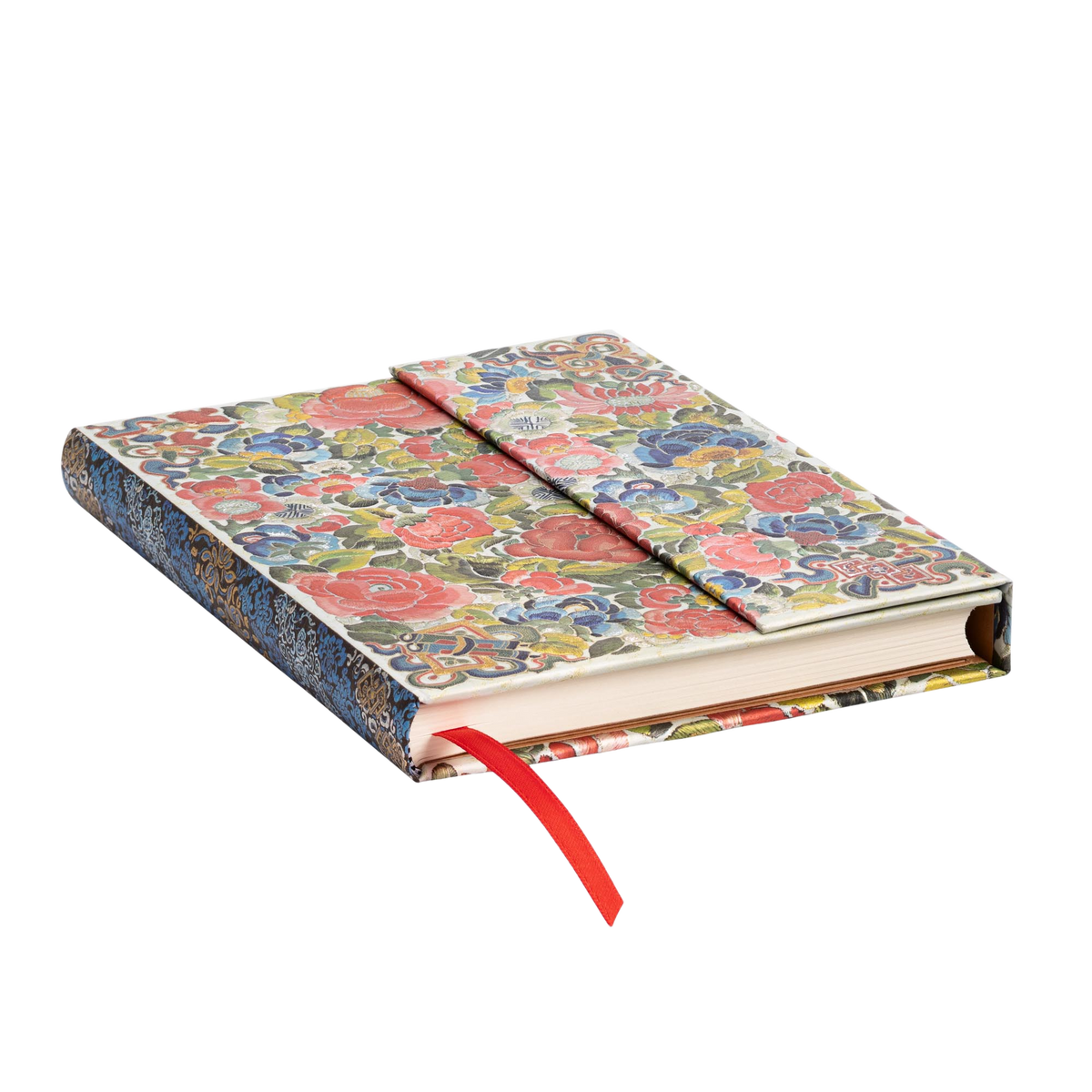 Paperblanks Pear Garden Midi Hardback Journal – Plain, 144 Pages – page edge