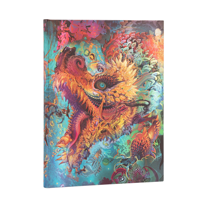 Paperblanks Humming Dragon Ultra Hardback Journal – Lined, 144 Pages – angled view