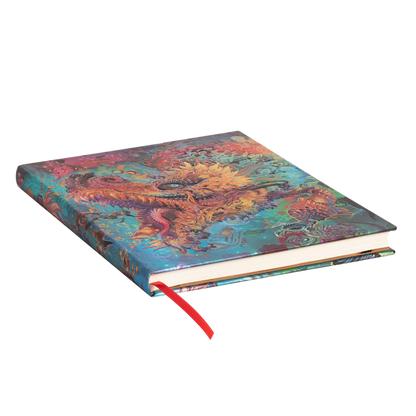 Paperblanks Humming Dragon Ultra Hardback Journal – Lined, 144 Pages – page edge