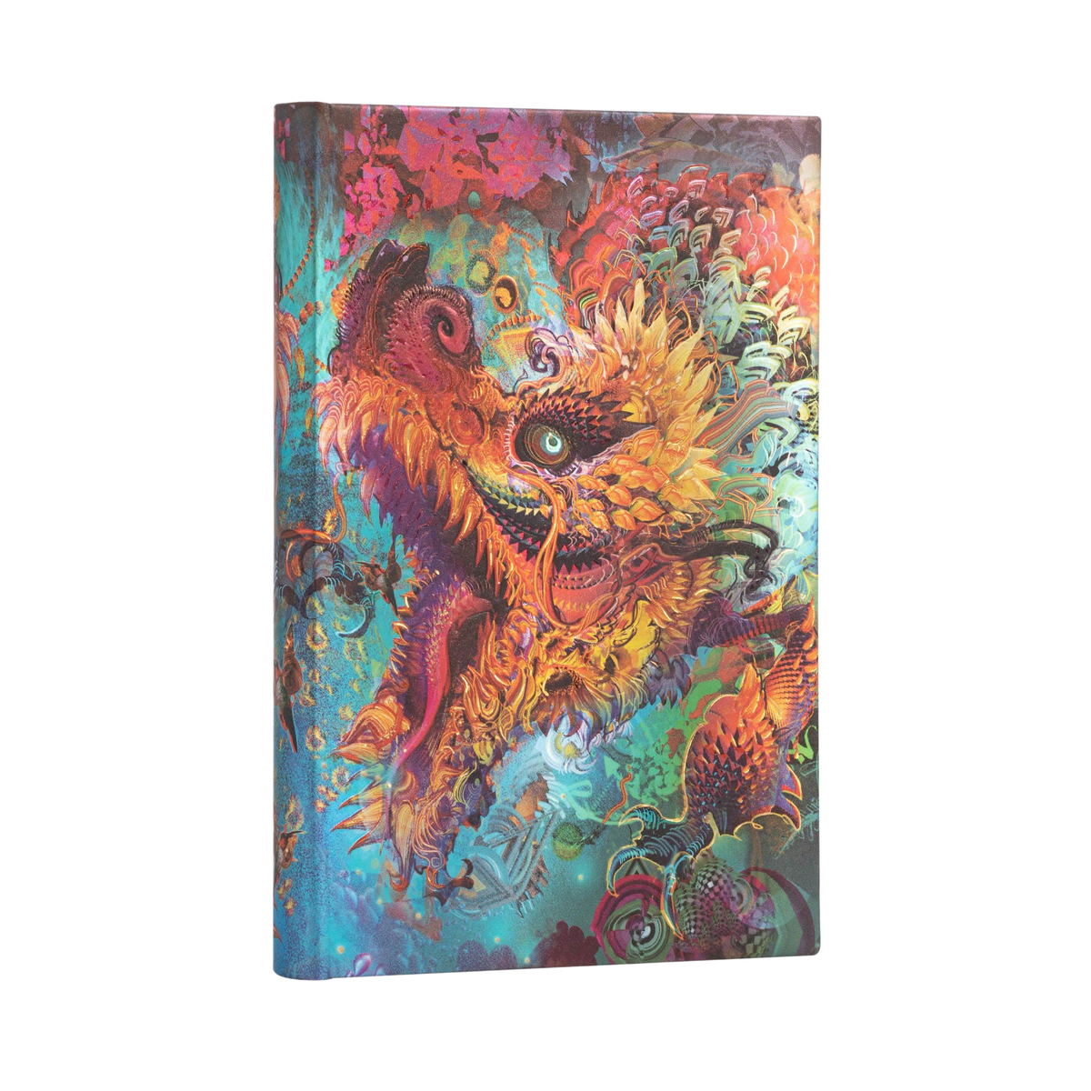 Paperblanks Humming Dragon Mini Hardback Journal – Lined, 176 Pages – angled view