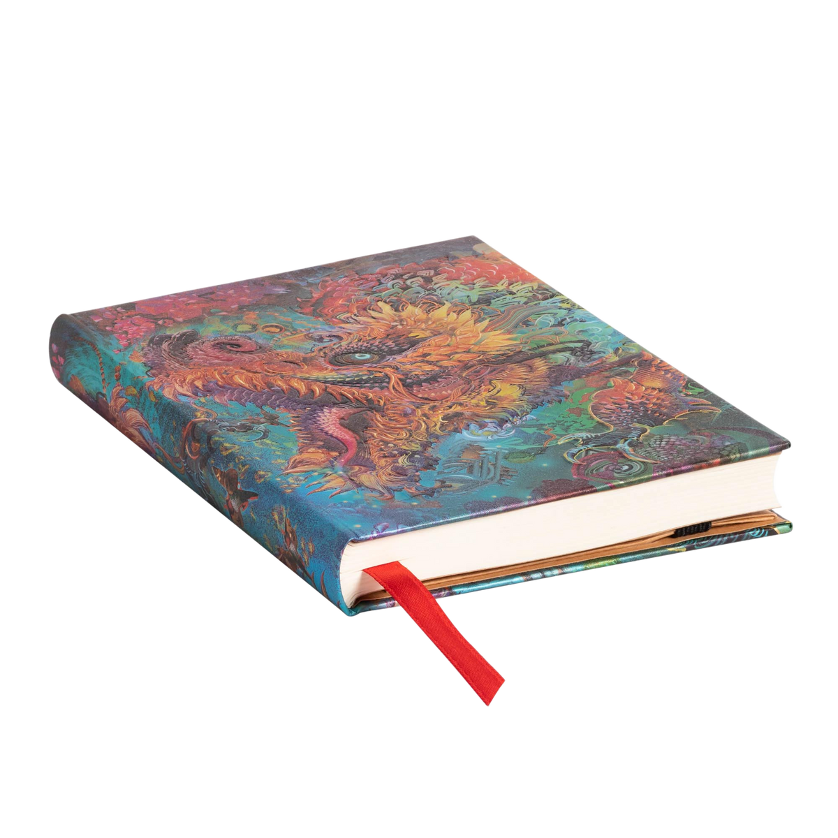 Paperblanks Humming Dragon Mini Hardback Journal – Lined, 176 Pages – page edge