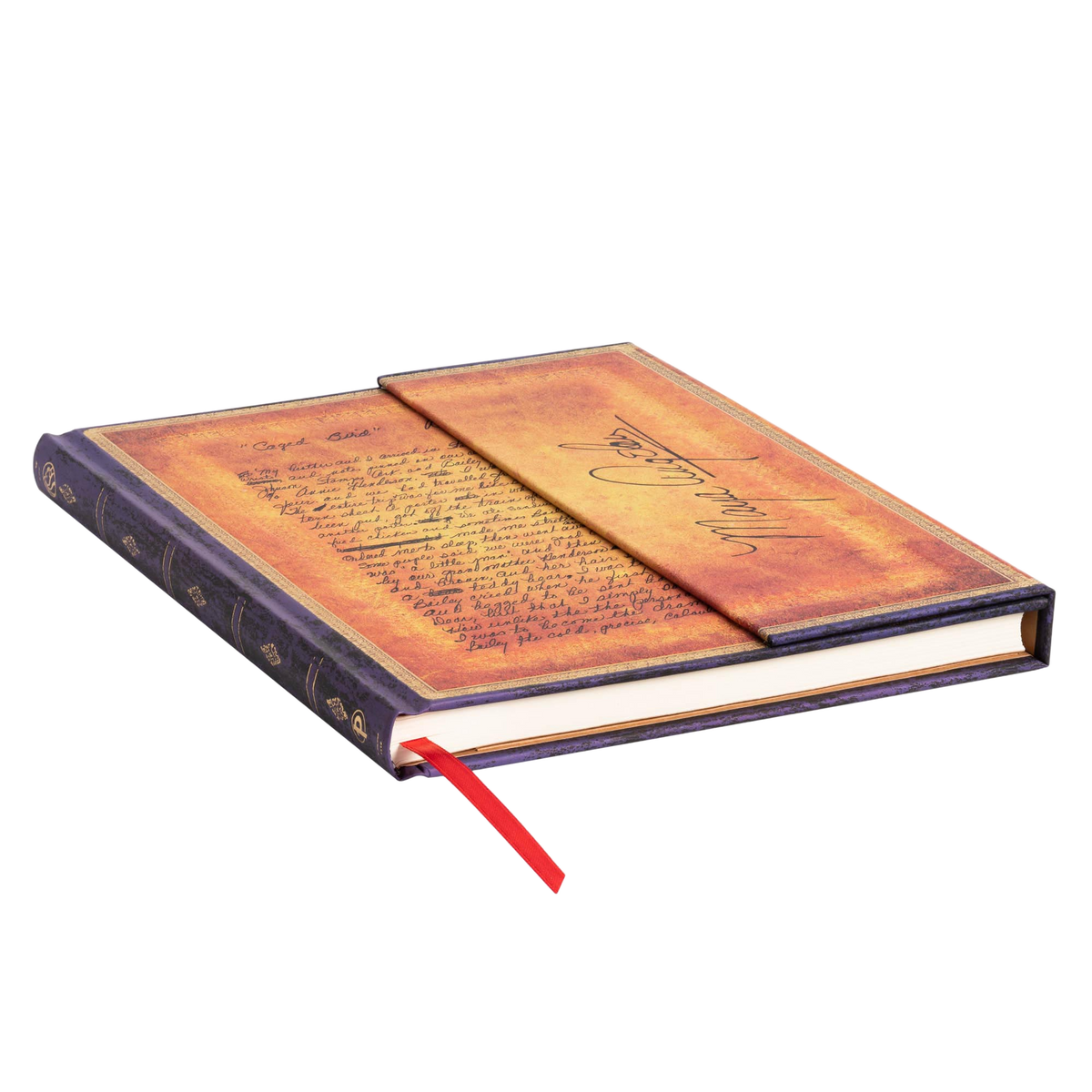 Paperblanks Angelou, I Know Why the Caged Bird Sings Ultra Hardback Journal – Lined, 144 Pages – page edge