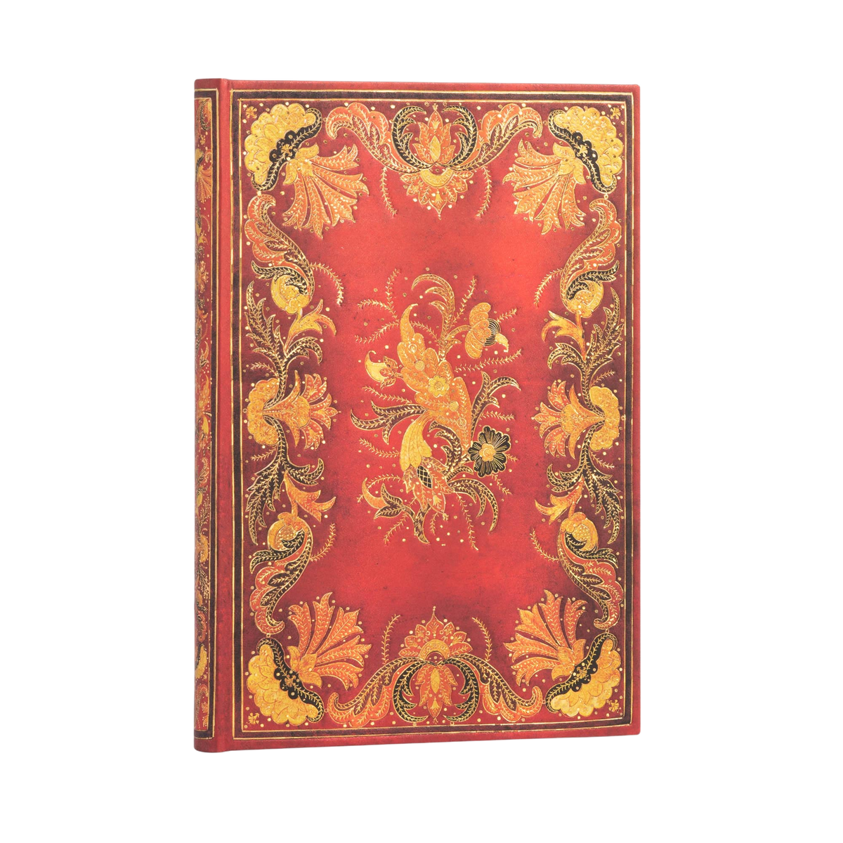 Paperblanks Fiammetta Midi Hardback Journal – Plain, 144 Pages – angled view